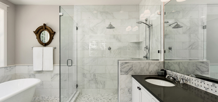 bathroom shower door installation in Pismo Beach